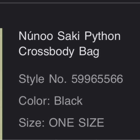 Python Crossbody Bag - Picture 2 of 2